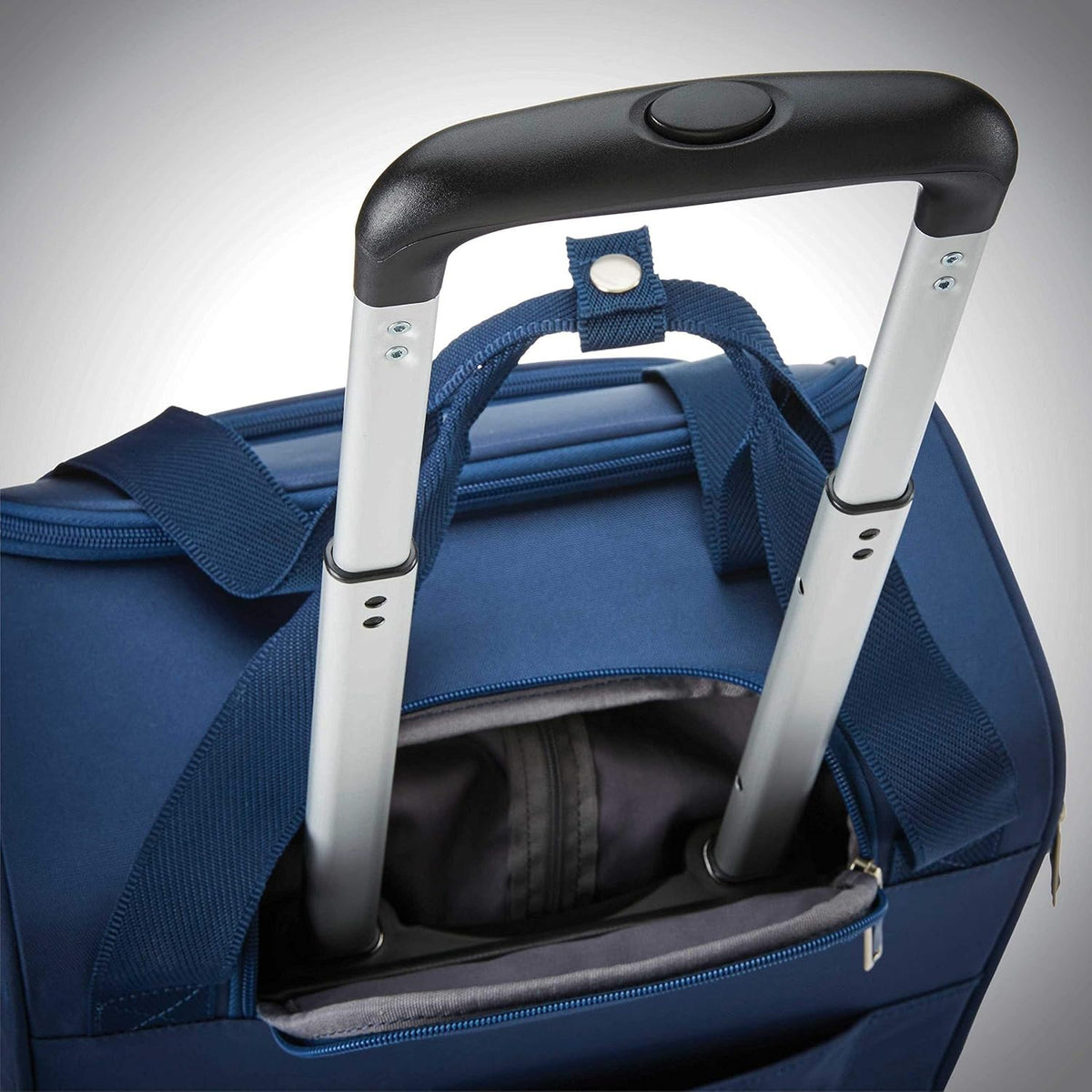 Underseat Carry-On Spinner With USB Port, Jet Black, One Size
