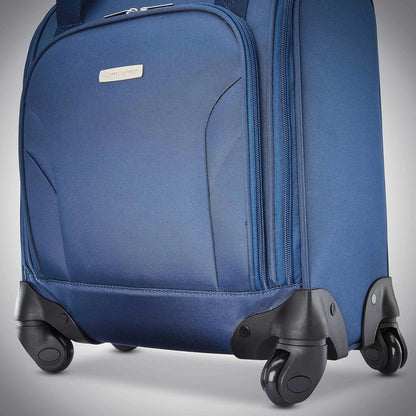 Underseat Carry-On Spinner With USB Port, Jet Black, One Size