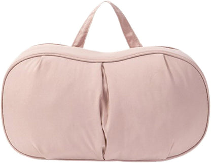 4-in-1 Travel Underwear Packing Cube, Portable Bra and Underwear Organizer Travel Bag, Double Layer Bra Travel Bag for Women for Women Clothes Bras and Accessories (Pink#a)