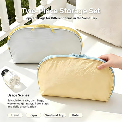 Portable Travel Lingerie Storage Bag, Foldable Underwear Bra Organizer Pouch Space Saving for Suitcase Gym Weekend Trip Small Clothes Sorting