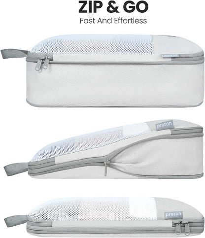 Compression Packing Cubes for Travel, Lightweight Vacation Travel Essentials, Travel Accessories for Suitcase Organizer Bags Set, Durable Luggage Organizer