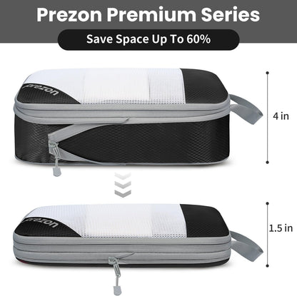 Compression Packing Cubes for Travel, Lightweight Vacation Travel Essentials, Travel Accessories for Suitcase Organizer Bags Set, Durable Luggage Organizer