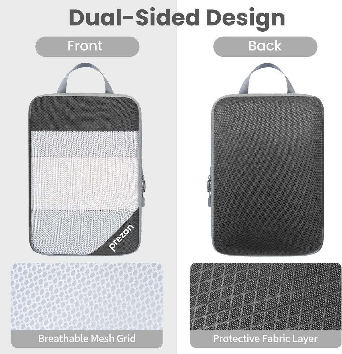 Compression Packing Cubes for Travel, Lightweight Vacation Travel Essentials, Travel Accessories for Suitcase Organizer Bags Set, Durable Luggage Organizer