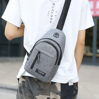 Sling Backpacks Chest Shoulder Crossbody Purse Surper Light Handbag for Travel Running Cycling for Men (Black 2)
