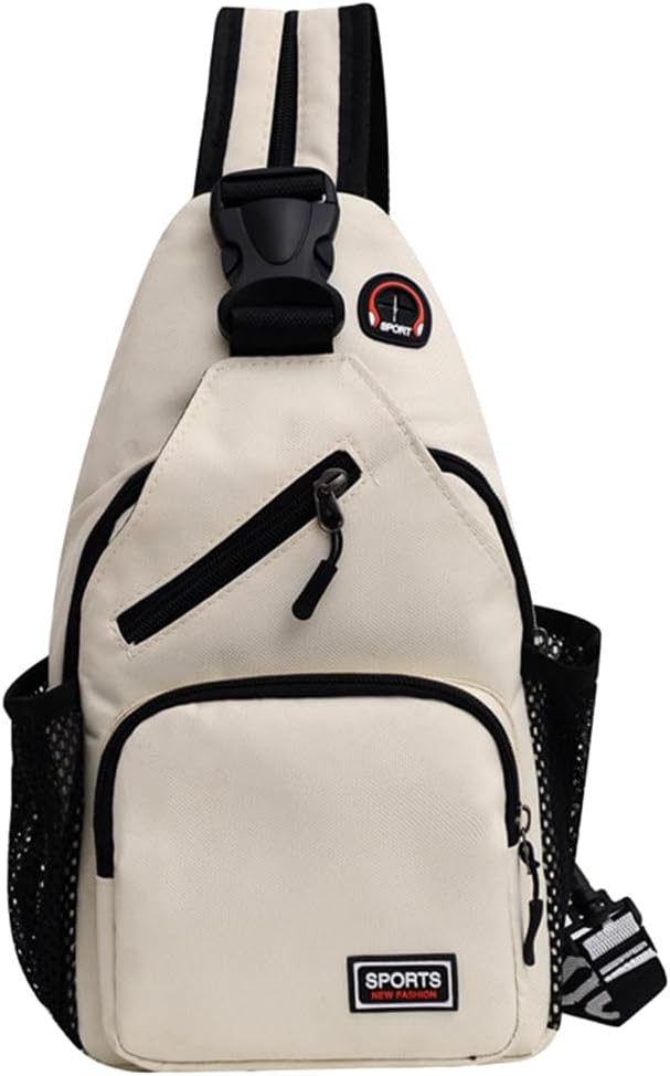 Sling Backpacks Chest Shoulder Crossbody Purse Surper Light Handbag for Travel Running Cycling for Men (Black 2)