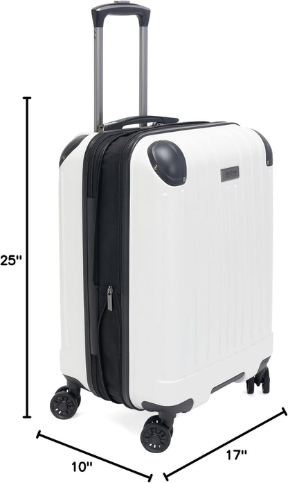 Reaction Flying Axis 20" Hardside Expandable 8-Wheel Spinner Carry-On Suitcase, Dream Blue