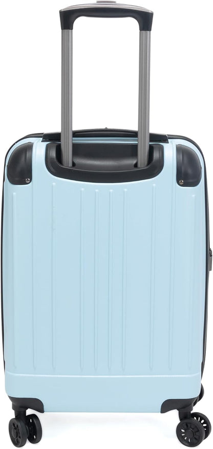 Reaction Flying Axis 20" Hardside Expandable 8-Wheel Spinner Carry-On Suitcase, Dream Blue