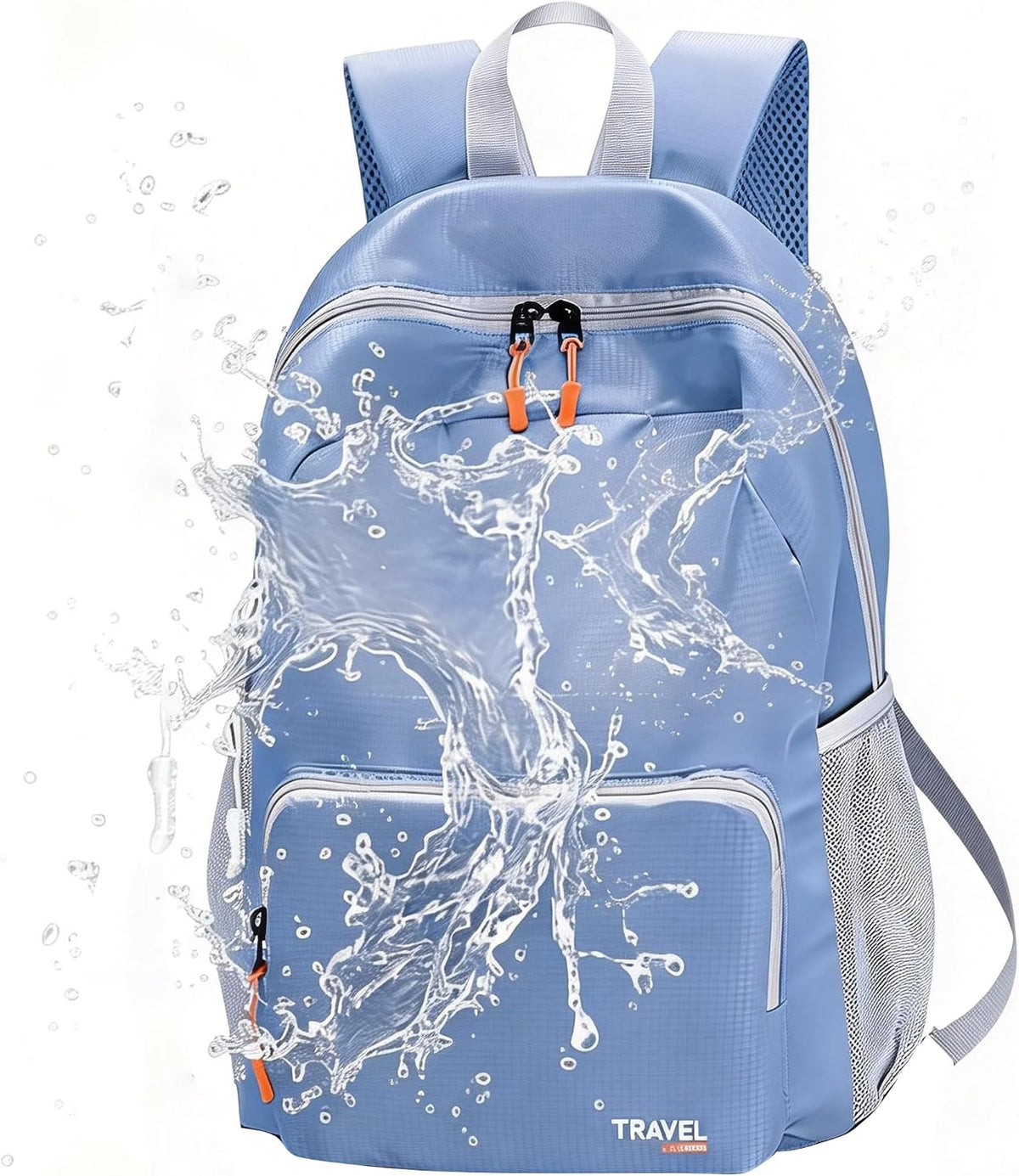 20L Lightweight Hiking Backpack, Packable Daypack with Zipper Pockets for Men Women, Portable Small Travel Backpack for Outdoor Hiking