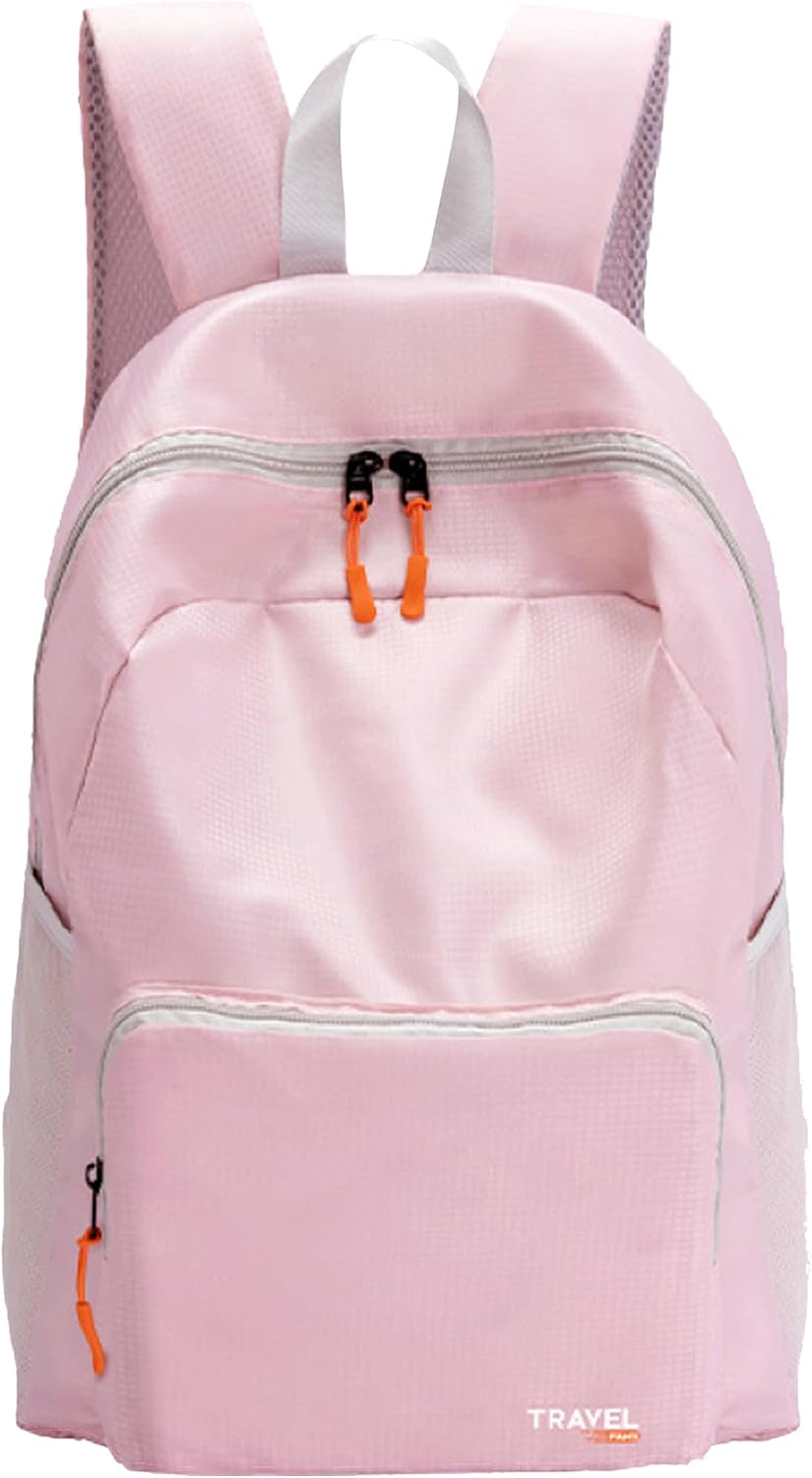 20L Lightweight Hiking Backpack, Packable Daypack with Zipper Pockets for Men Women, Portable Small Travel Backpack for Outdoor Hiking