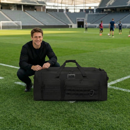 135L Large Duffle Bag, Heavy Duty Duffle Bag for Travel, Extra Large Sports Gym Equipment Bag for Soccer Baseball Basketball Hockey Football, Green