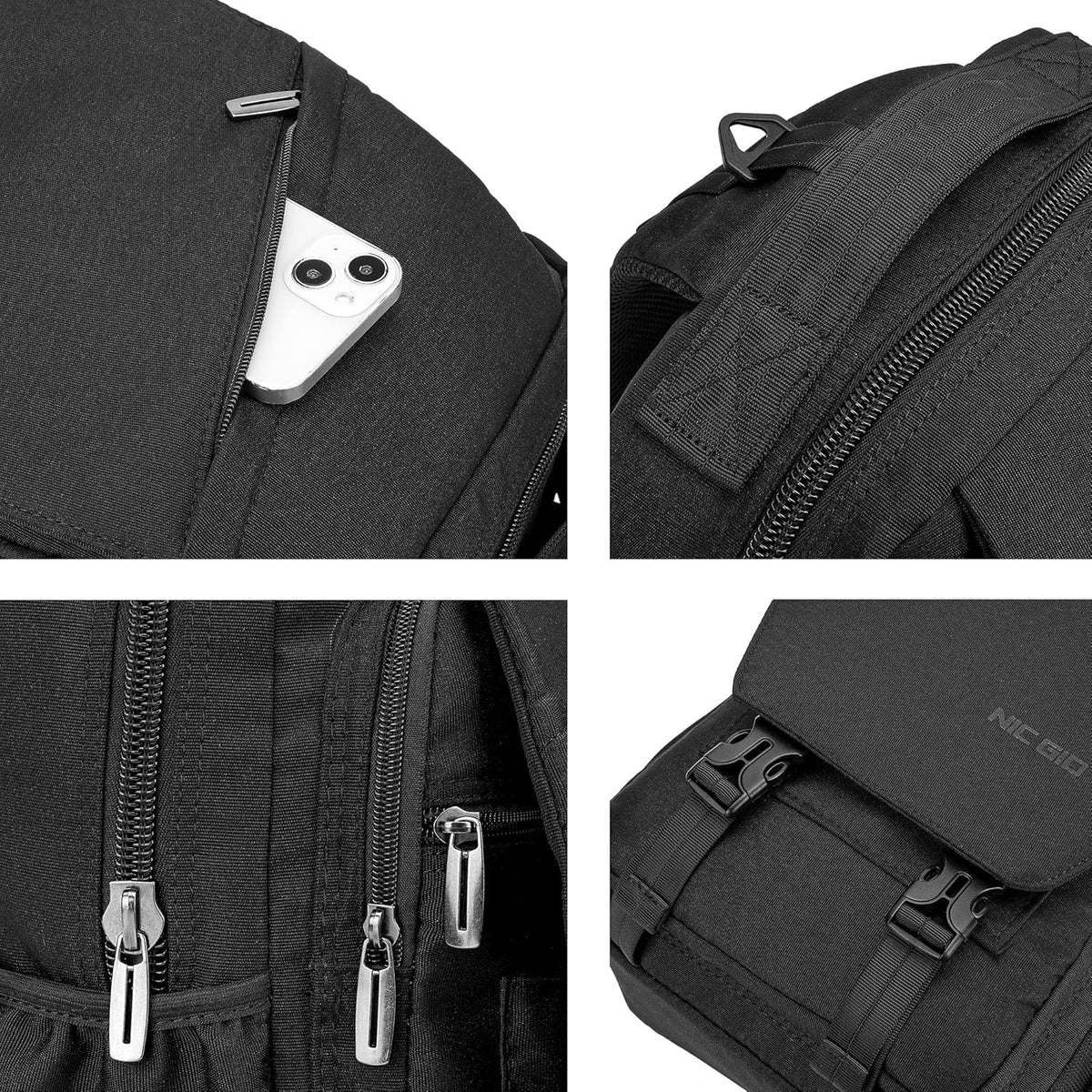 Sling Bag Backpack, 13.3'' 14.1'' Laptop Bag Crossbody Shoulder Chest Backpacks Travel Outdoors for Men Women