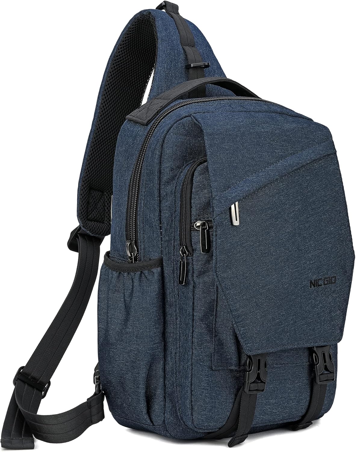 Sling Bag Backpack, 13.3'' 14.1'' Laptop Bag Crossbody Shoulder Chest Backpacks Travel Outdoors for Men Women
