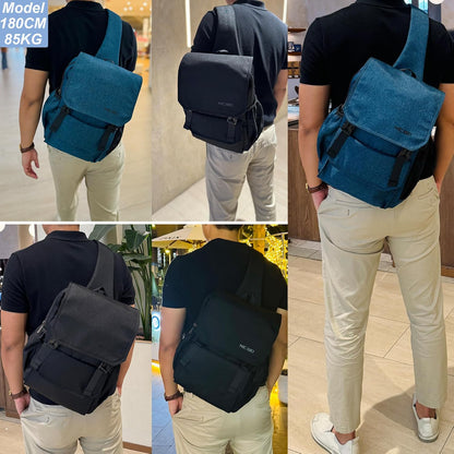 Sling Bag Backpack, 13.3'' 14.1'' Laptop Bag Crossbody Shoulder Chest Backpacks Travel Outdoors for Men Women