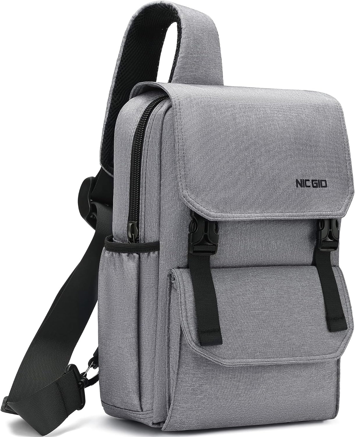 Sling Bag Backpack, 13.3'' 14.1'' Laptop Bag Crossbody Shoulder Chest Backpacks Travel Outdoors for Men Women