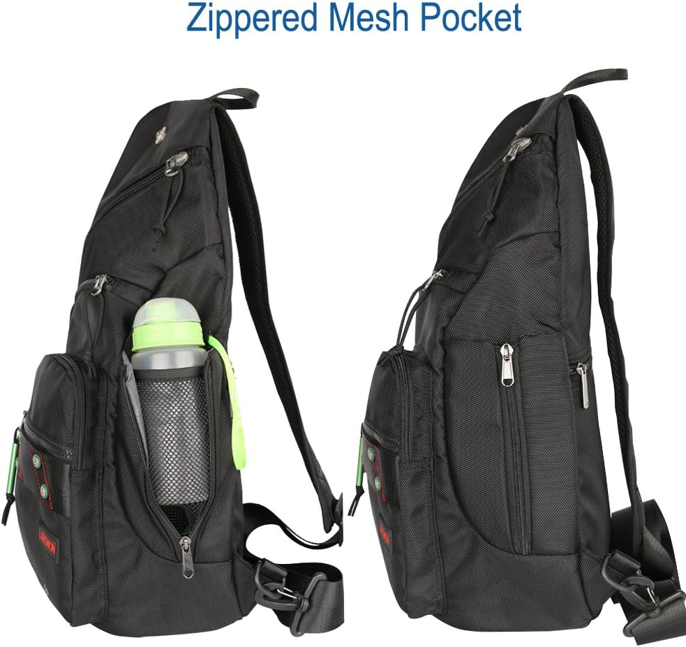 Sling Backpack, Sling Bag Laptop, Crossbody Bag Men, Shoulder Bags Black