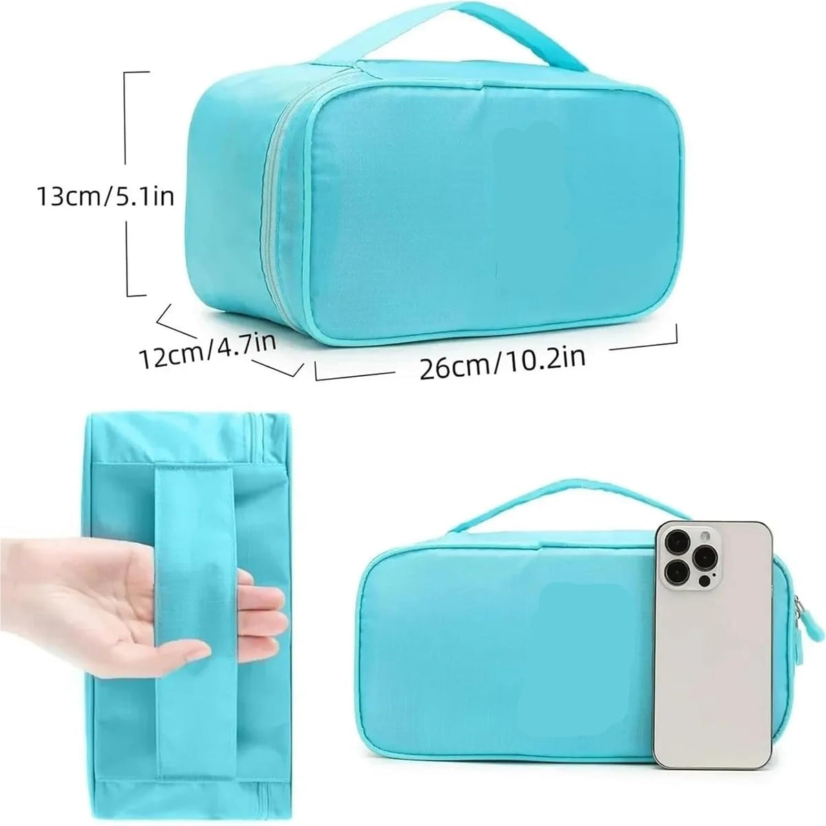 Travel Underwear Organizer Bag 1pc Portable Travel Storage Bag Multi-function Bra Underwear Organizer Bags Toiletry Cosmetic Case for Outdoor