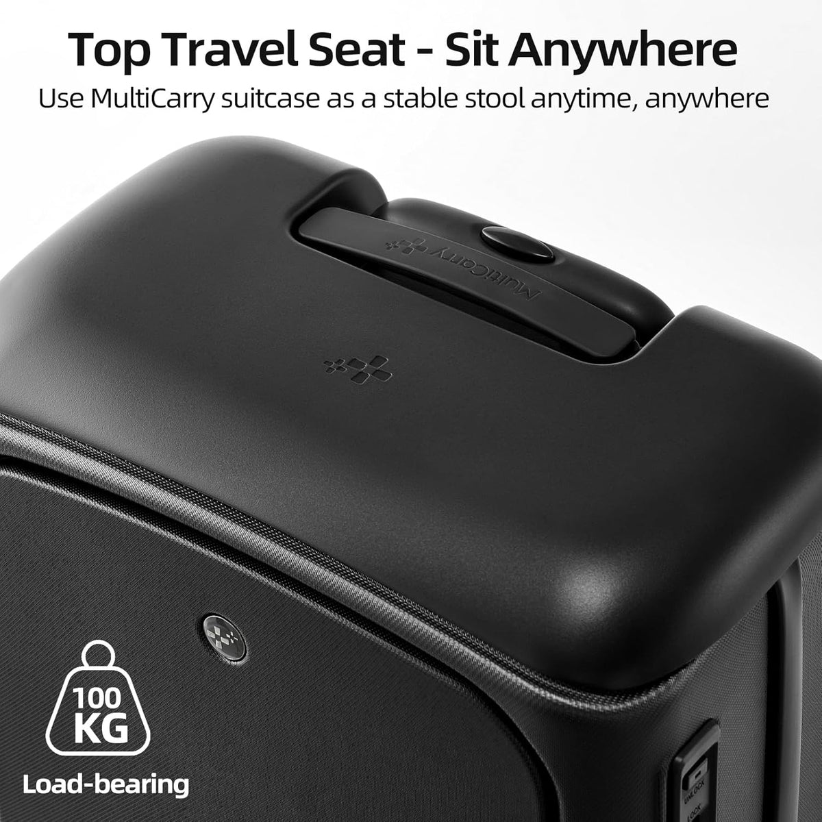 Hang Safe Carry On Luggage,22x14x9 Airline Approved Rolling Suitcase with Spinner Wheels,Bussiness Hard Shell Luggage with TSA Lock&USB Port for Travel,Zipperless,Lightweight,Grey