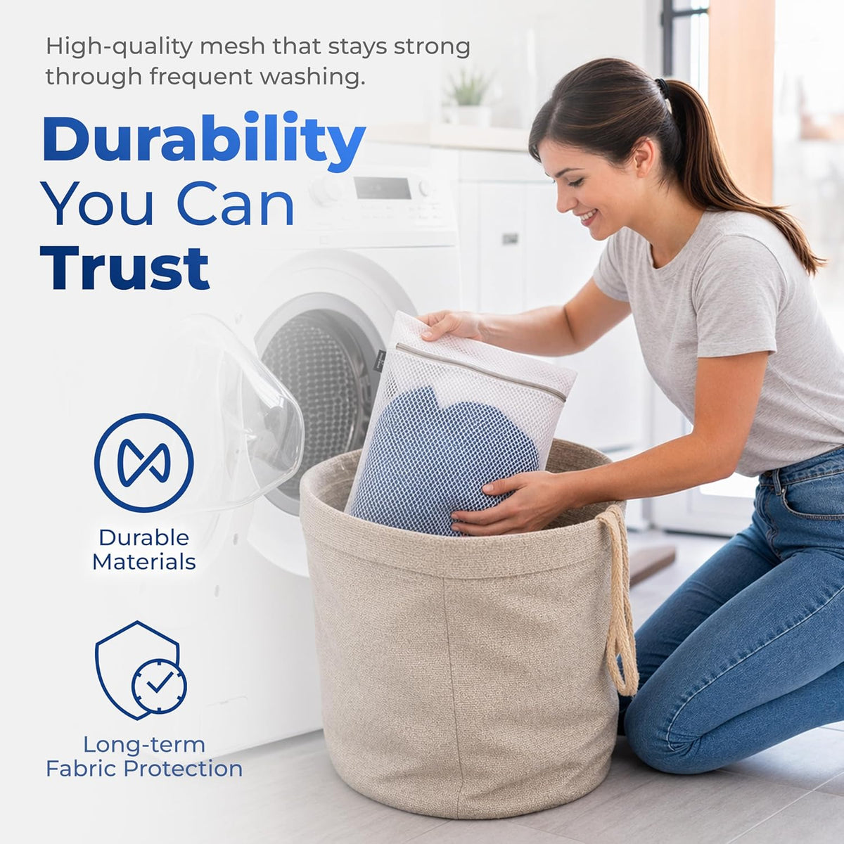 Mesh Laundry Bag - 4 Pack Zippered Honeycomb Net for Delicates - Delicates Wash Bags for Lingerie, Socks & Underwear - 12x16 Durable Washing Machine Protector