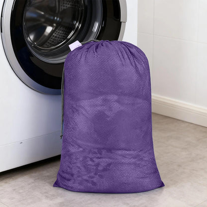Drawstring Laundry Bags for Clothes Protective Wash and Storage Reusable and Lightweight Laundry Organizer Home and Travel