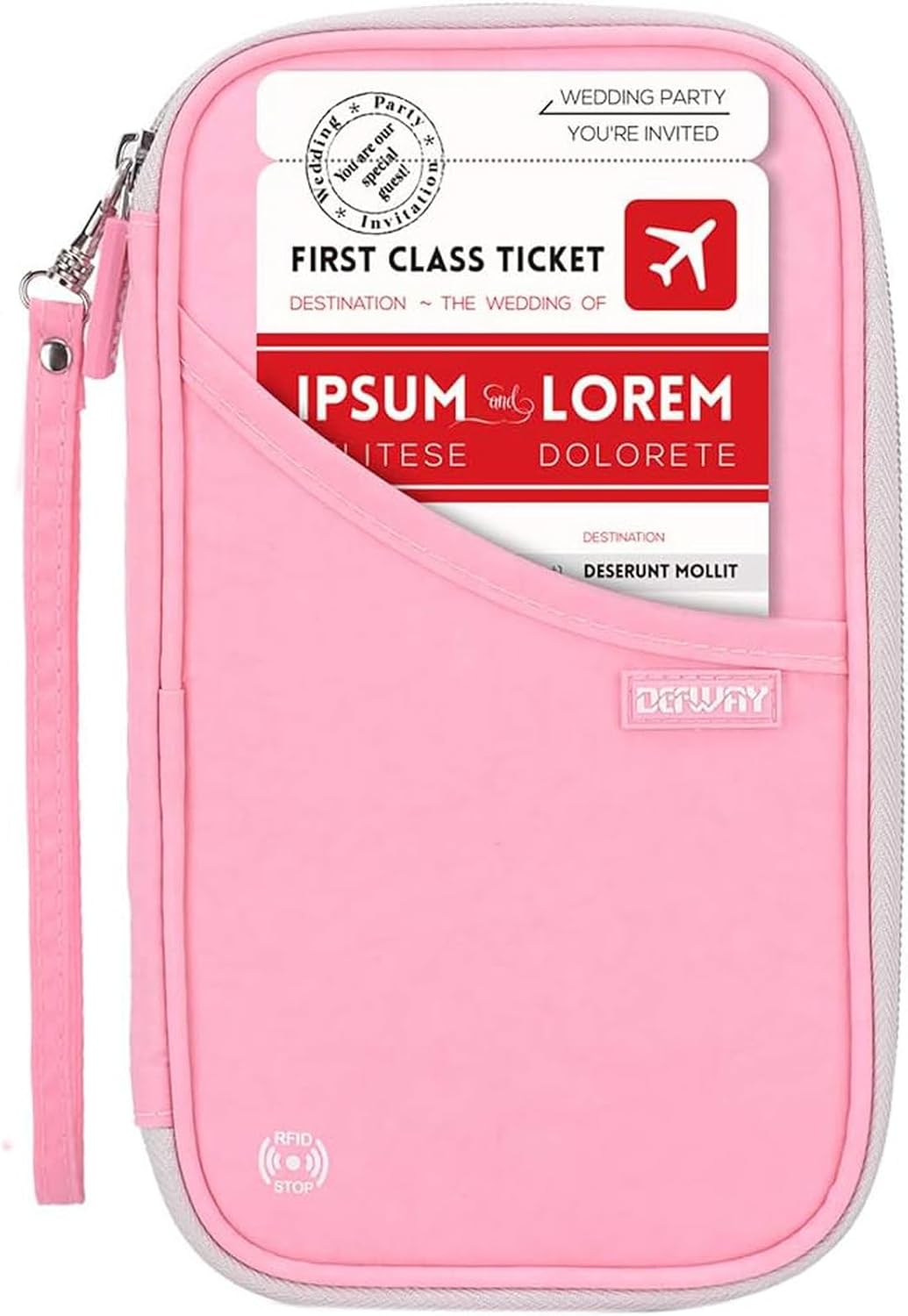 Passport Holder Travel Wallet - Family Passport Holder of 4, RFID Blocking Passport Wallet for Men Women, Travel Essentials for Flying, BLACK