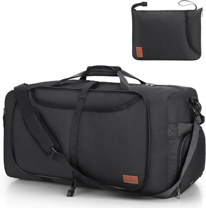 150L Duffle Bag for Travel, Extra Large Foldable Waterproof Travel Duffel Bags Weekender Overnight Bag for Men and Women with Shoe Compartment