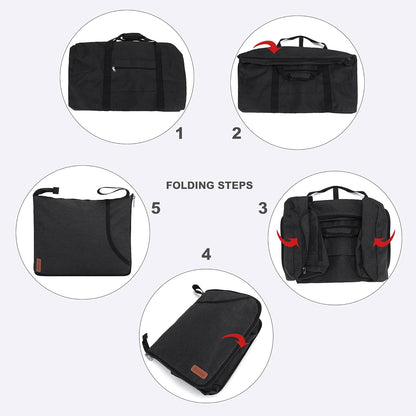 150L Duffle Bag for Travel, Extra Large Foldable Waterproof Travel Duffel Bags Weekender Overnight Bag for Men and Women with Shoe Compartment