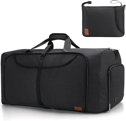 150L Duffle Bag for Travel, Extra Large Foldable Waterproof Travel Duffel Bags Weekender Overnight Bag for Men and Women with Shoe Compartment