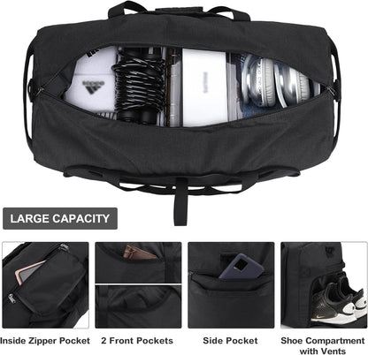 150L Duffle Bag for Travel, Extra Large Foldable Waterproof Travel Duffel Bags Weekender Overnight Bag for Men and Women with Shoe Compartment
