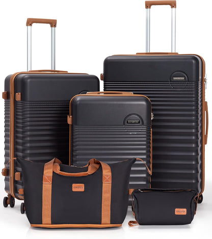 Carry On Luggage 22x14x9 Airline Approved, 20-inch Hard Shell Suitcases with Wheels, ABS Lightweight Carry on Suitcase with TSA Lock