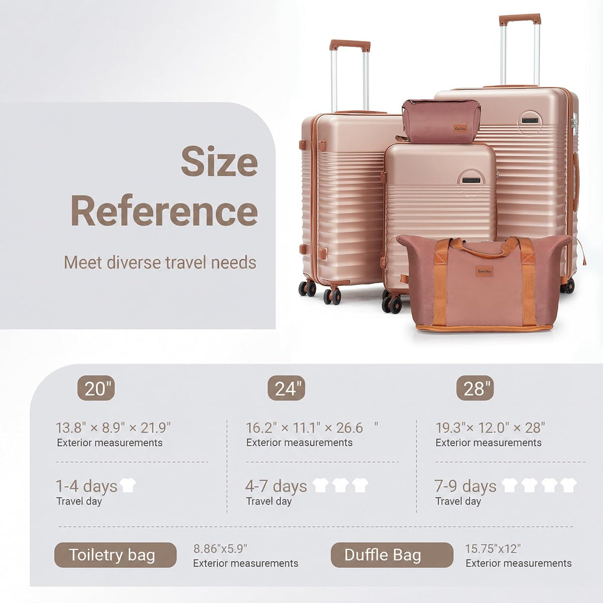 Carry On Luggage 22x14x9 Airline Approved, 20-inch Hard Shell Suitcases with Wheels, ABS Lightweight Carry on Suitcase with TSA Lock
