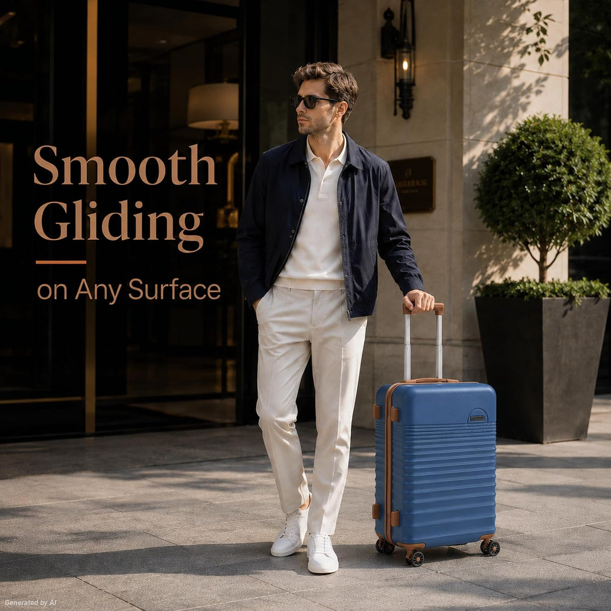 Carry On Luggage 22x14x9 Airline Approved, 20-inch Hard Shell Suitcases with Wheels, ABS Lightweight Carry on Suitcase with TSA Lock