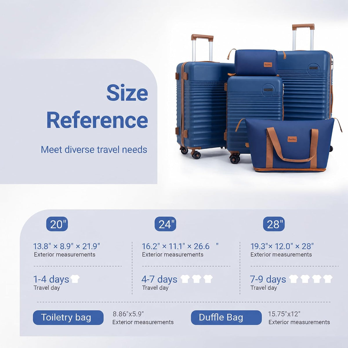 Carry On Luggage 22x14x9 Airline Approved, 20-inch Hard Shell Suitcases with Wheels, ABS Lightweight Carry on Suitcase with TSA Lock