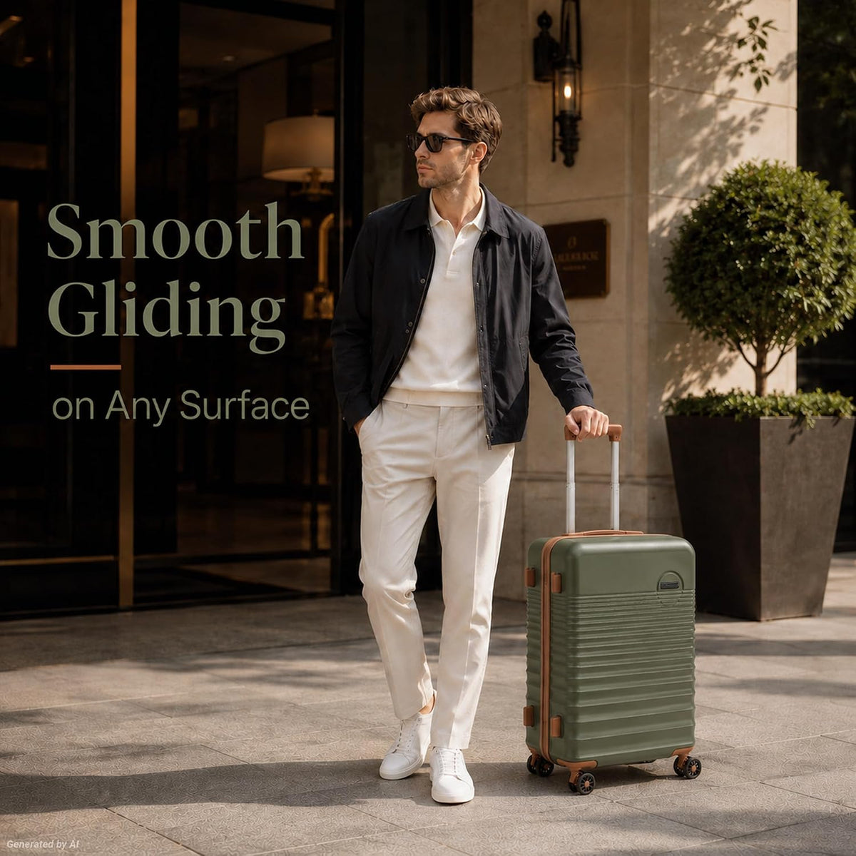 Carry On Luggage 22x14x9 Airline Approved, 20-inch Hard Shell Suitcases with Wheels, ABS Lightweight Carry on Suitcase with TSA Lock
