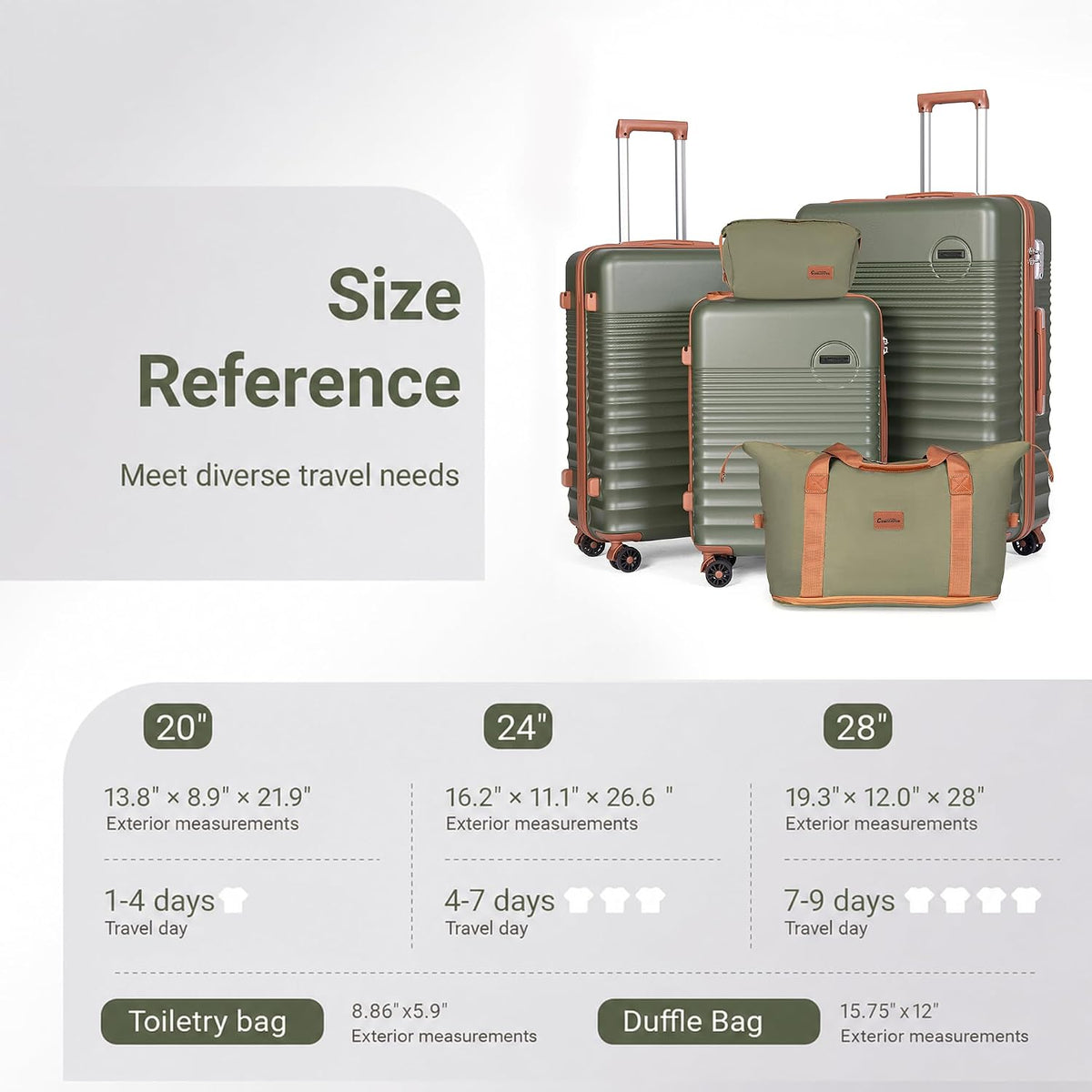 Carry On Luggage 22x14x9 Airline Approved, 20-inch Hard Shell Suitcases with Wheels, ABS Lightweight Carry on Suitcase with TSA Lock
