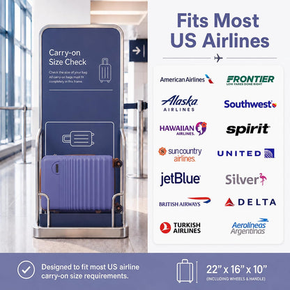 Carry On Luggage 22x14x9 Airline Approved, 20-inch Hard Shell Suitcases with Wheels, ABS Lightweight Carry on Suitcase with TSA Lock