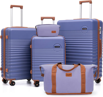 Carry On Luggage 22x14x9 Airline Approved, 20-inch Hard Shell Suitcases with Wheels, ABS Lightweight Carry on Suitcase with TSA Lock