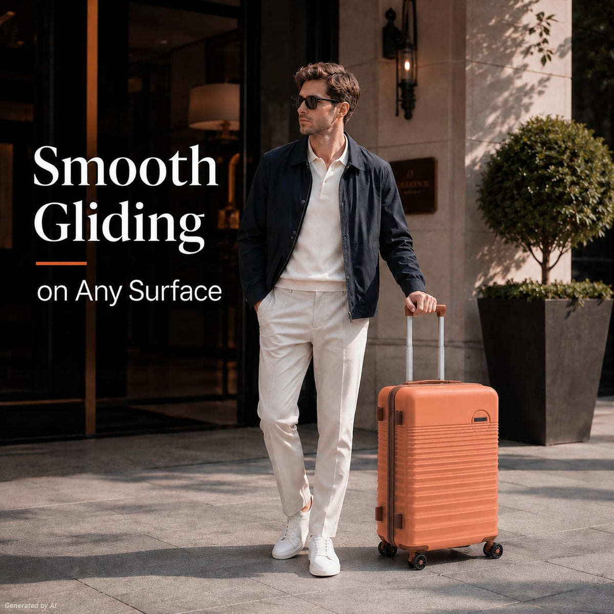 Carry On Luggage 22x14x9 Airline Approved, 20-inch Hard Shell Suitcases with Wheels, ABS Lightweight Carry on Suitcase with TSA Lock