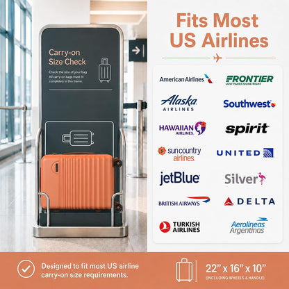 Carry On Luggage 22x14x9 Airline Approved, 20-inch Hard Shell Suitcases with Wheels, ABS Lightweight Carry on Suitcase with TSA Lock