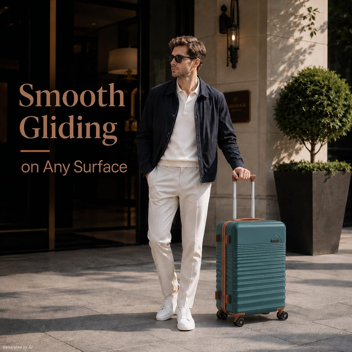 Carry On Luggage 22x14x9 Airline Approved, 20-inch Hard Shell Suitcases with Wheels, ABS Lightweight Carry on Suitcase with TSA Lock
