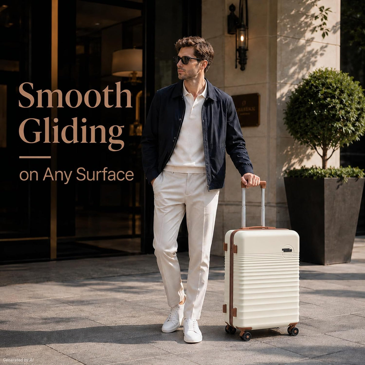 Carry On Luggage 22x14x9 Airline Approved, 20-inch Hard Shell Suitcases with Wheels, ABS Lightweight Carry on Suitcase with TSA Lock