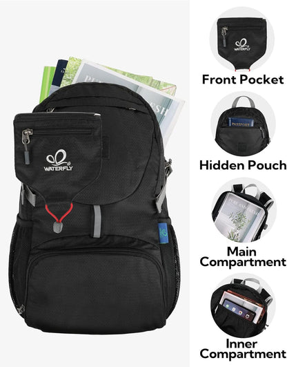 Small Lightweight Packable Backpack: 20l Hiking Daypack Man Woman | 20L,Recycled nylon material,Multi-compartment storage,Water-resistant,Everyday carry,Ultra Light Foldable Travel Day Pack