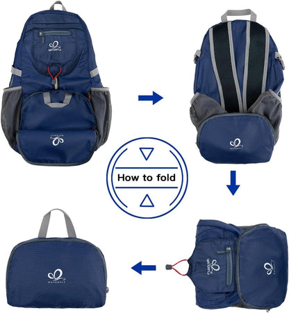 Small Lightweight Packable Backpack: 20l Hiking Daypack Man Woman | 20L,Recycled nylon material,Multi-compartment storage,Water-resistant,Everyday carry,Ultra Light Foldable Travel Day Pack