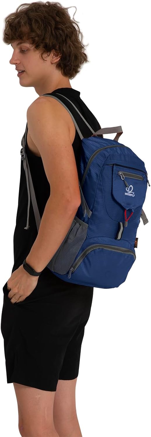 Small Lightweight Packable Backpack: 20l Hiking Daypack Man Woman | 20L,Recycled nylon material,Multi-compartment storage,Water-resistant,Everyday carry,Ultra Light Foldable Travel Day Pack
