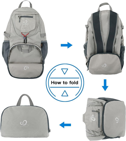 Small Lightweight Packable Backpack: 20l Hiking Daypack Man Woman | 20L,Recycled nylon material,Multi-compartment storage,Water-resistant,Everyday carry,Ultra Light Foldable Travel Day Pack