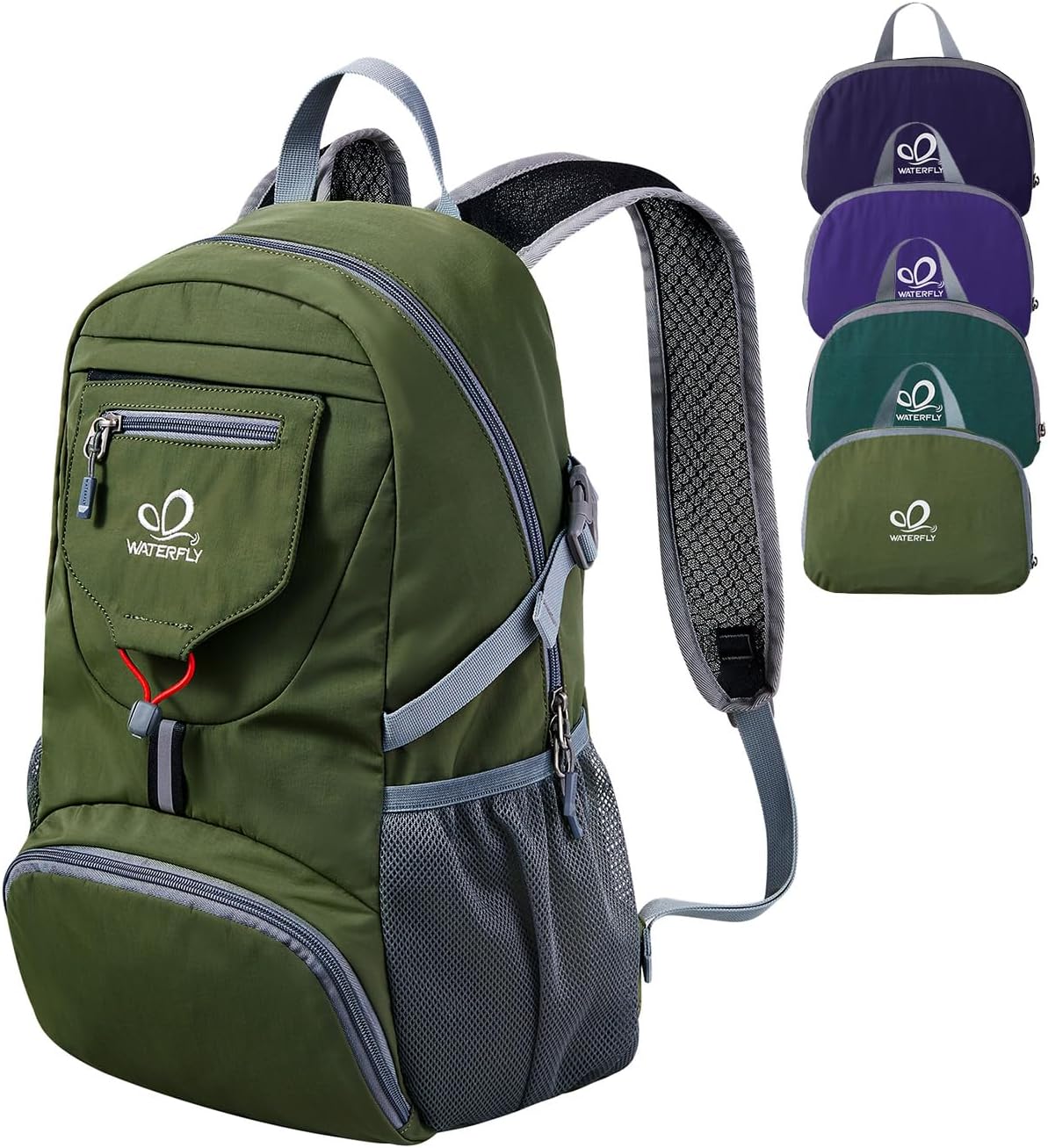 Small Lightweight Packable Backpack: 20l Hiking Daypack Man Woman | 20L,Recycled nylon material,Multi-compartment storage,Water-resistant,Everyday carry,Ultra Light Foldable Travel Day Pack