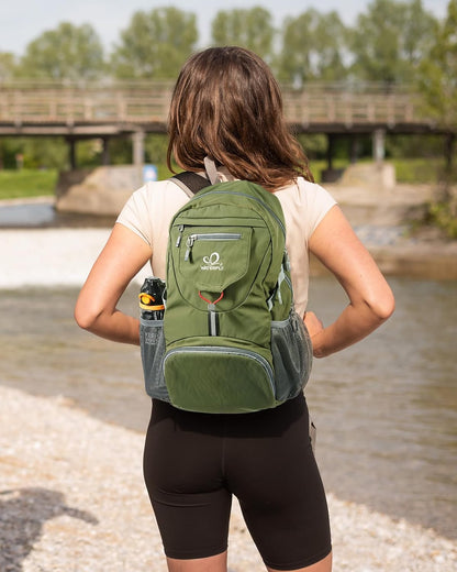 Small Lightweight Packable Backpack: 20l Hiking Daypack Man Woman | 20L,Recycled nylon material,Multi-compartment storage,Water-resistant,Everyday carry,Ultra Light Foldable Travel Day Pack