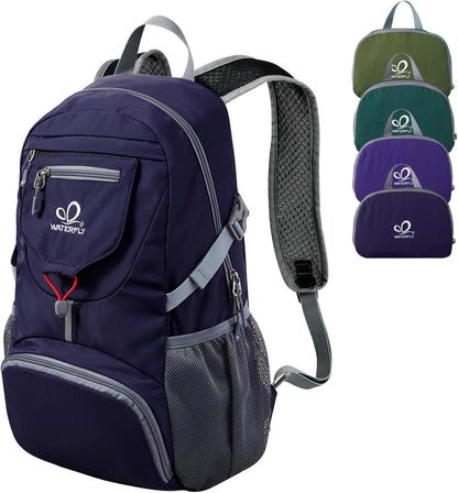 Small Lightweight Packable Backpack: 20l Hiking Daypack Man Woman | 20L,Recycled nylon material,Multi-compartment storage,Water-resistant,Everyday carry,Ultra Light Foldable Travel Day Pack
