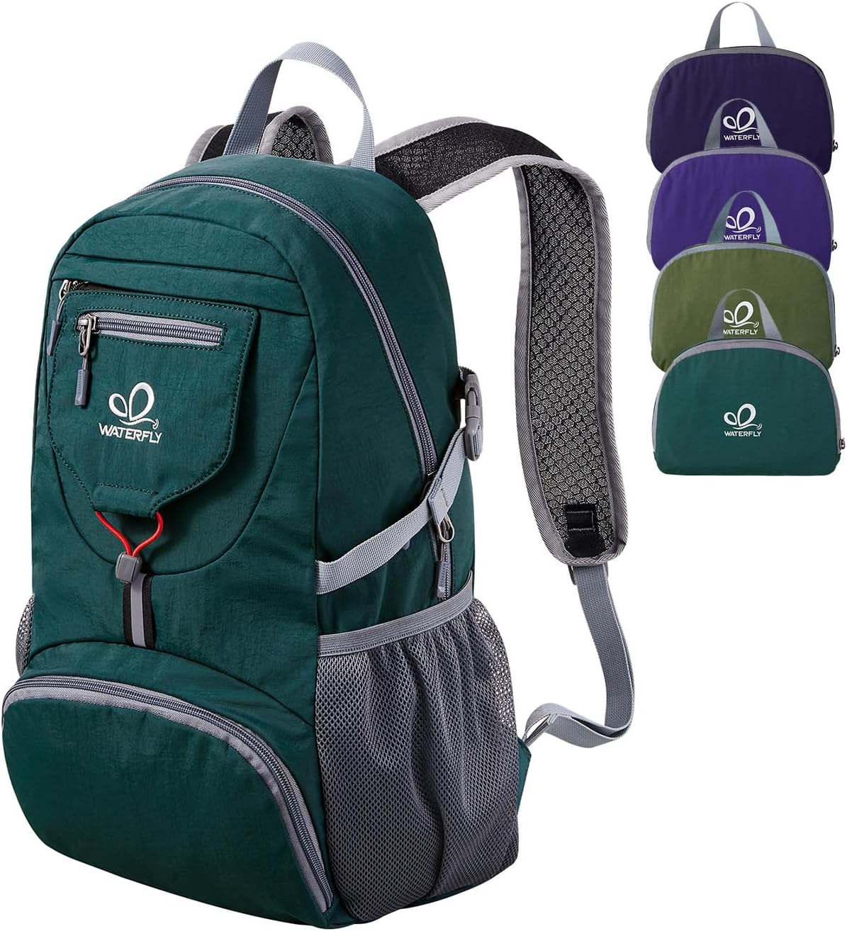 Small Lightweight Packable Backpack: 20l Hiking Daypack Man Woman | 20L,Recycled nylon material,Multi-compartment storage,Water-resistant,Everyday carry,Ultra Light Foldable Travel Day Pack