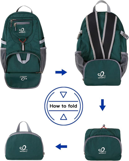 Small Lightweight Packable Backpack: 20l Hiking Daypack Man Woman | 20L,Recycled nylon material,Multi-compartment storage,Water-resistant,Everyday carry,Ultra Light Foldable Travel Day Pack
