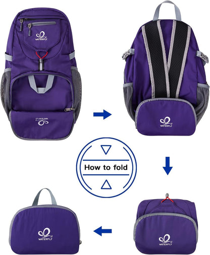 Small Lightweight Packable Backpack: 20l Hiking Daypack Man Woman | 20L,Recycled nylon material,Multi-compartment storage,Water-resistant,Everyday carry,Ultra Light Foldable Travel Day Pack
